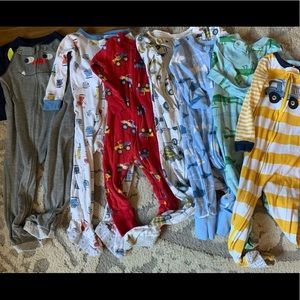 18 month boy toddler footie pajamas